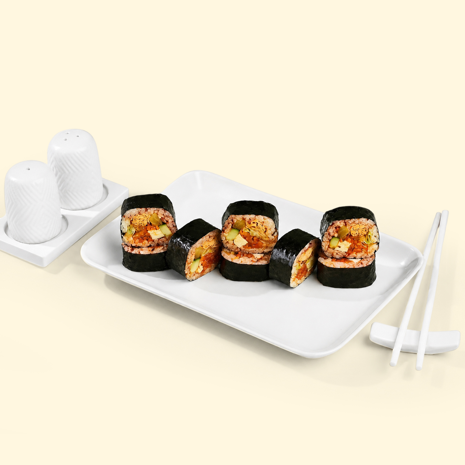 Кимпаб с овощами