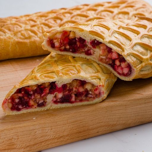 Чудо-пирог яблоко, брусника