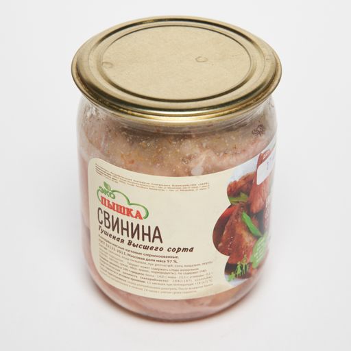 Свинина тушеная в банке