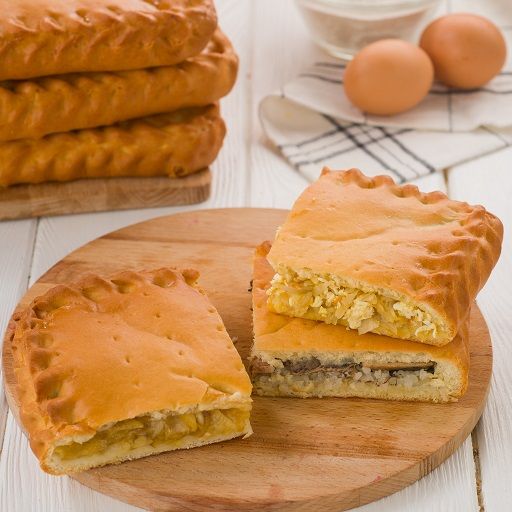 Пирог с лимоном и курагой