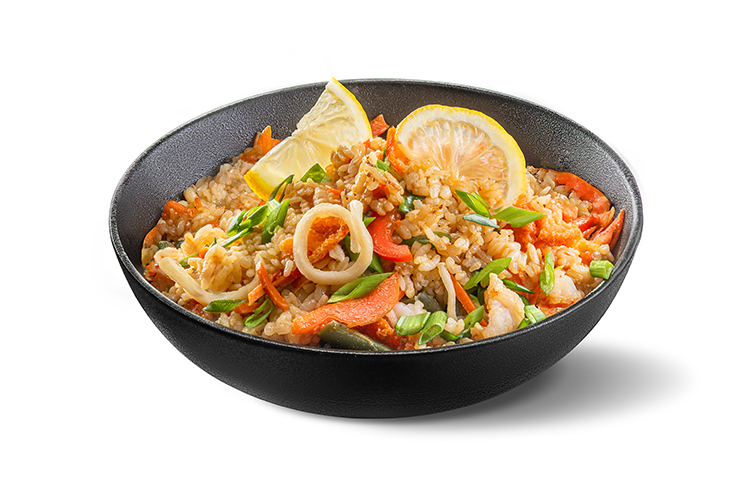 Рис с морепродуктами 